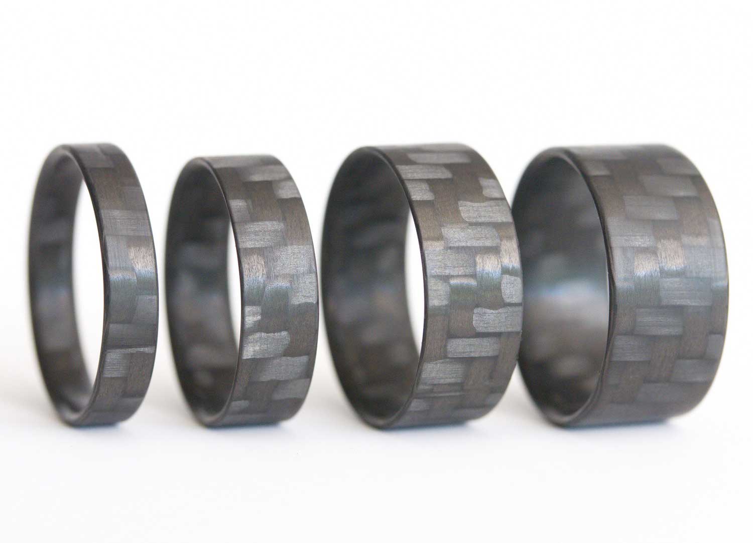 Carbon Fiber Ultralight Ring Set