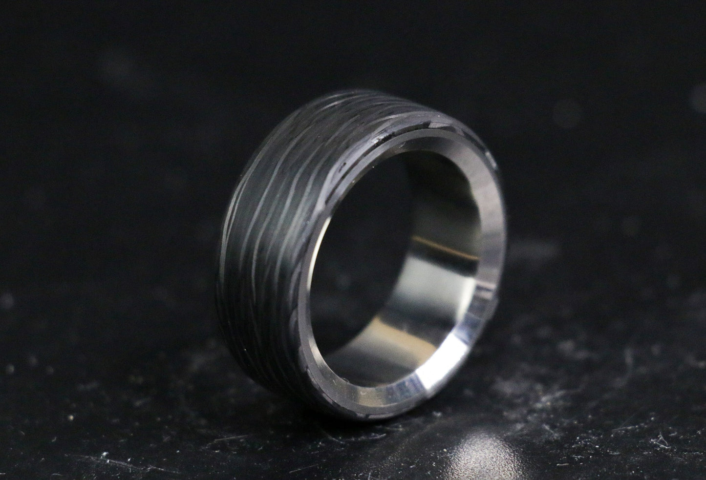 The Chamfer - Carbon Fiber on Beveled Titanium