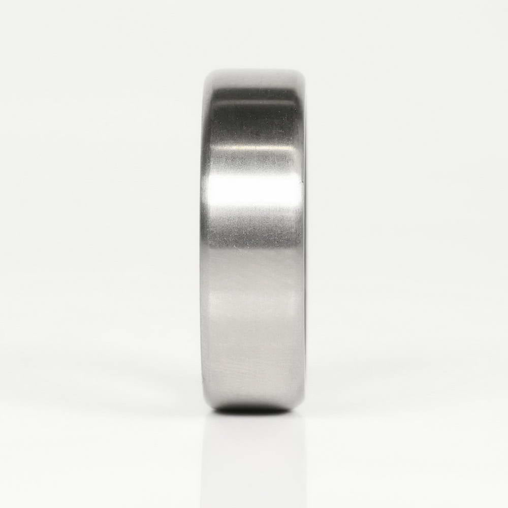 Titanium Men's Wedding Band with Carbon Fiber Interior Front View